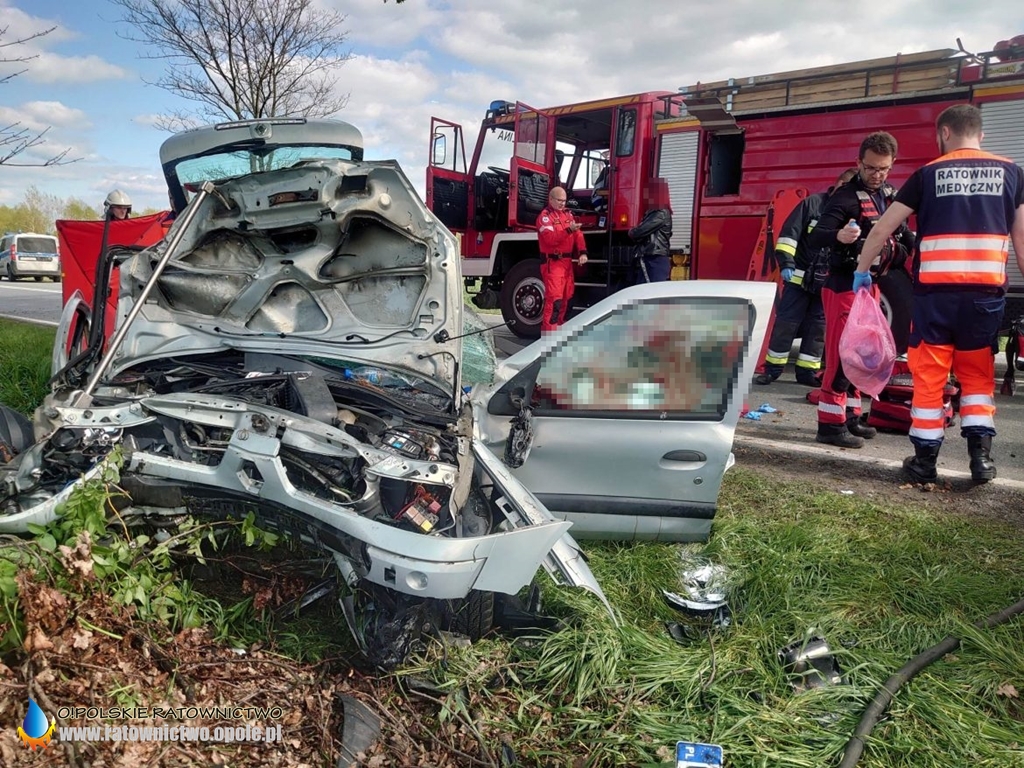 Tragiczny wypadek na DK 46 koło Sidziny Nie żyje 23 latka O Polskie